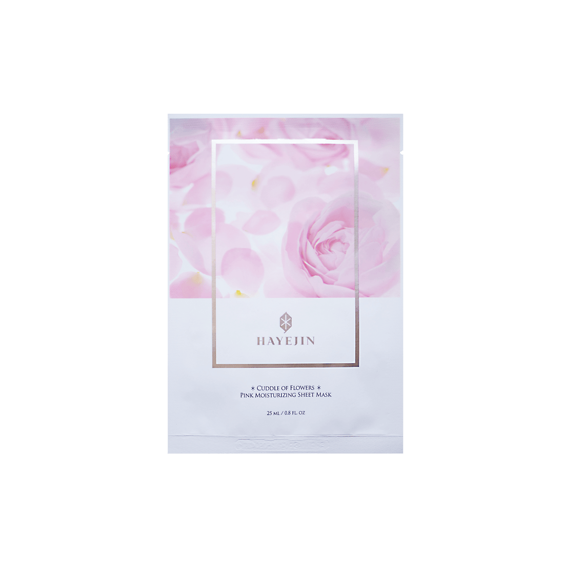 Hydratační pleťová plátýnková maska s damašskou růží